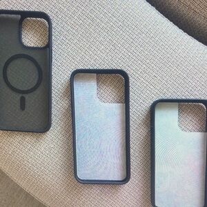 Wildflowers Black and Gray Phone Case